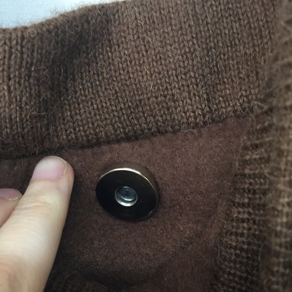 A Thousand Villages Women’s Brown Alpaca Bag With Ruffles NEW with Tags - Picture 5 of 6